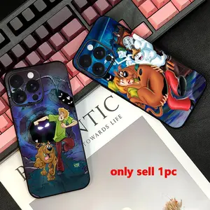 S-Scooby-Doo anime Protective Phone Case Cover For Smartphone iPhone 17 16 15 14 13 Pro Max Plus Mini Luxury Satin Glossy Colorful Great Gift Fashion Durable Stylish Shockproof Scratch-Resistant Perfect Fit