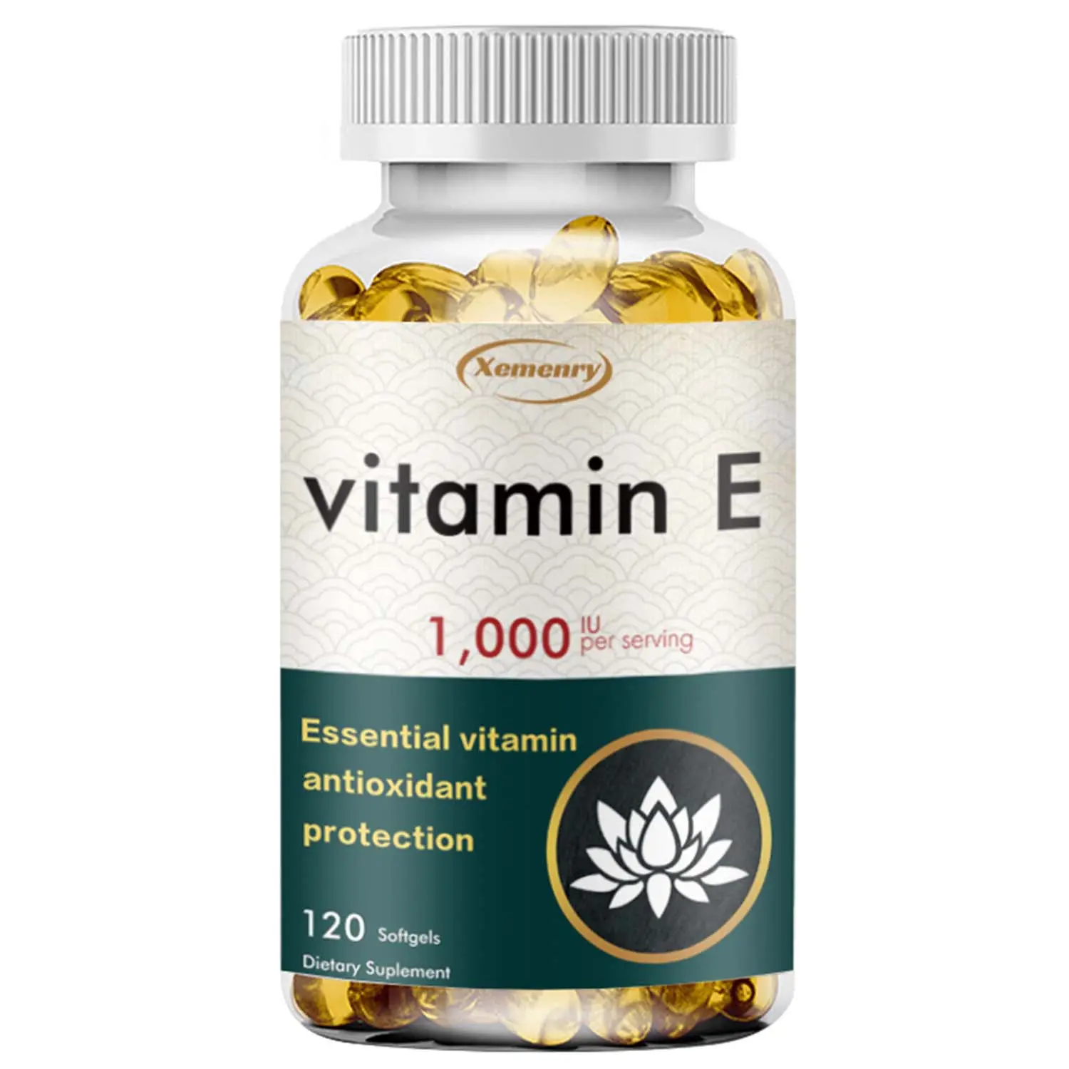 Xemenry Vitamin E 1000IU 60/120 capsules