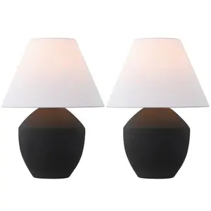 Ralf 20.5" Minimalist Scandinavian Resin/Iron LED Table Lamp