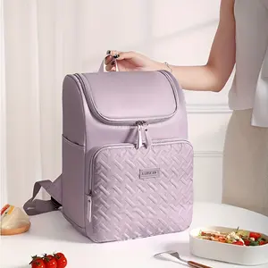 Large-Capacity Backpack Cooling Pack, Thermal Insulated Lunch Bag, Portable Picnic Bag, Multifunctional, Multi-Pocket, Leak-Proof,, Suitable for School, Suitable for Work, Suitable for Travel, Suitable for Picnic