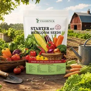 [Flash Sale 50% OFF] Crop Seed Vault Kit - 35 Assorted Pack for Home Cultivating & Tending Emergency Seeds Vintage Vegetable Mix Lovely Gardening Present for Any Backyard Plot