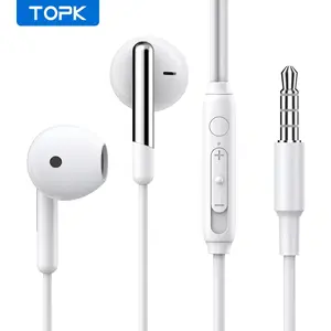 Wired Headphone, Ear Headphones, HD Audio Quality & Noise Reduction Earphone, Universal High Quality Gaming Earbud Headset for Phone & Laptop & Desktop