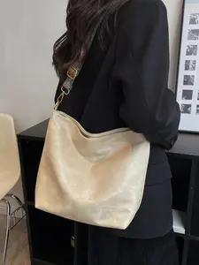 Women's Elegant Retro Crossbody Bag, Fashionable Large Capacity Shoulder Bag for Work & Daily Used, Unique Bags,  Casual Trendy Versatile High-quality Daily Commuting Purse, Handbag Sling Bag