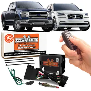 Kicky Ride Plug-in Remote Start Kit – Start Your Car with Your Original Fob – Select Ford & Lincoln Vehicles – F-150, F-250, F-350, Edge, Ranger, Bronco Sport, MKZ & More – Max 35-Min Runtime