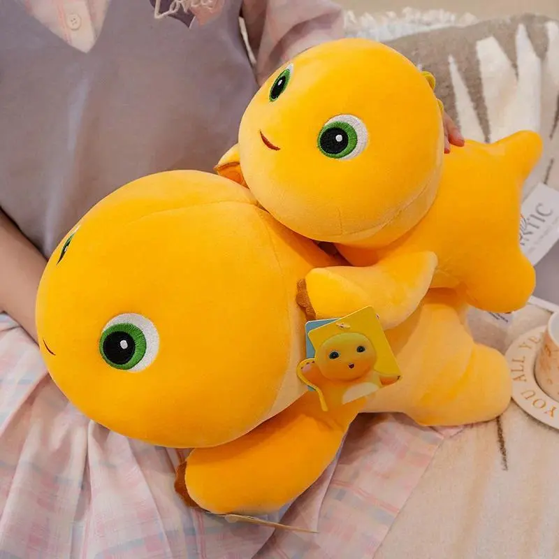 Anime Games Kawaii Unisex 30-40cm Soft Nailong Milk Dragon Plush Pillow Toy, Stress Relief Dinosaur Stuffed Animal, Classic Novelty Home Decor Gift, Kawaii Cute