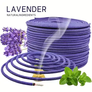 20/40pcs Lavender Incense Coils, Essential Oil Scented, Calming Home Fragrance, Perfect for Outdoor, Poolside, Garden, Porch, Deck, Camping, Hiking, Yoga, Meditation, Sleep
