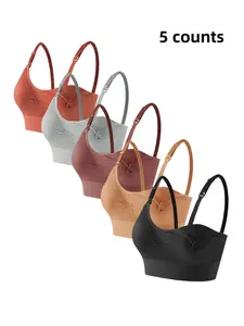 Women's Solid Color Seamless Nursing Bra, Pregnancy Maternity Bra, Removable Chest Pads, Maternity Underwear for All Seasons