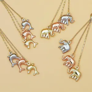 Women's American-Style Exquisite Copper Elephant-Shape Drop Earrings with Tassel Dolphin Accent, Animal Motif Jewelry, Earring for Women, Ideal Evening Wear Gift