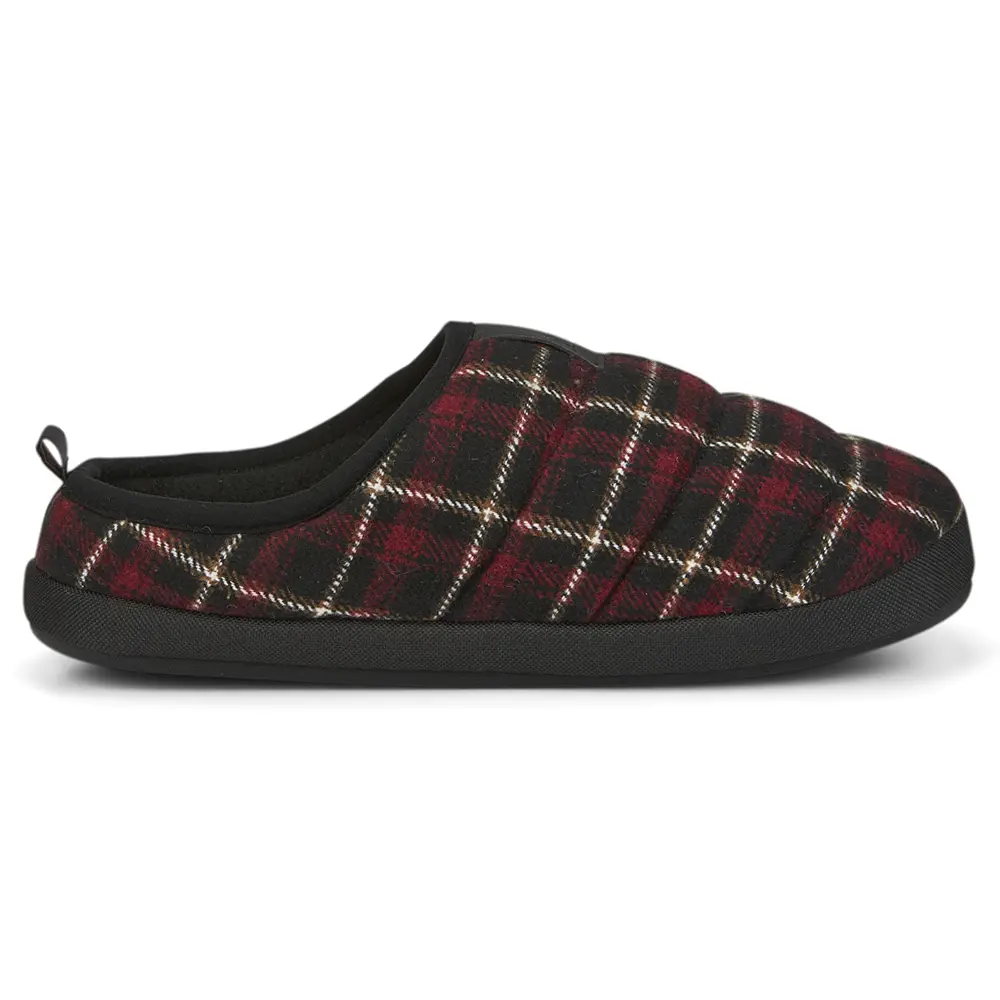 PUMA Mens Flannel Scuff Casual Slippers Casual - Black