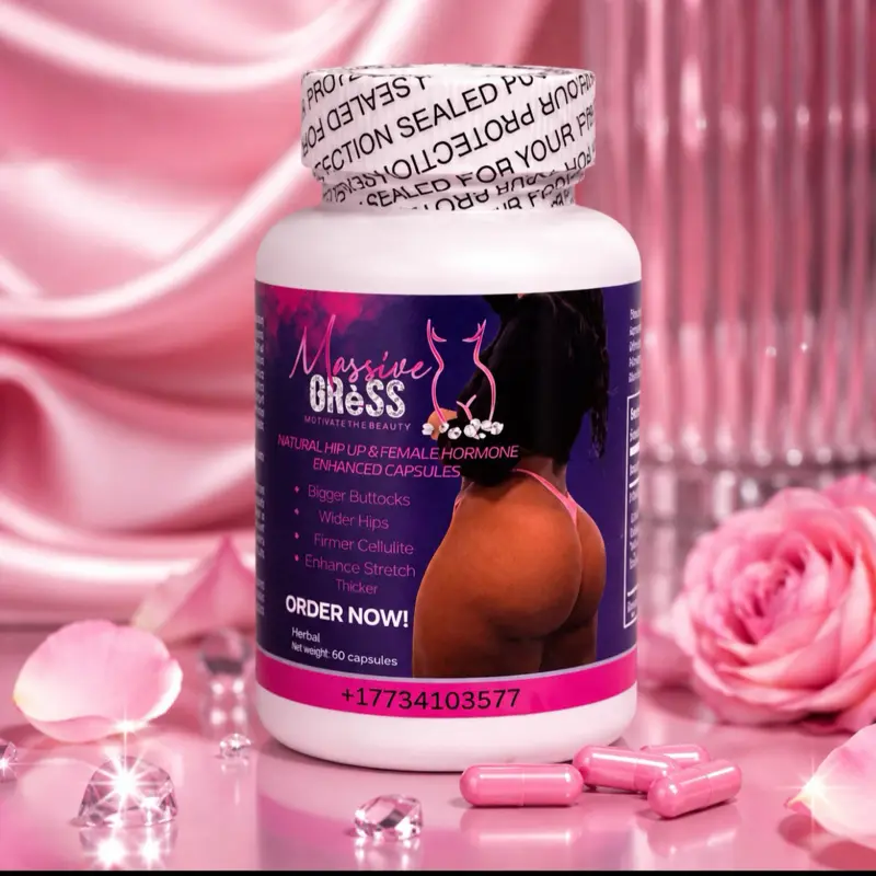 TheBossGirlsBeauty Herbal Blend Capsules - Natural Formula for Enhanced Female  SupplementBigger Buttocks, Wider Hips, Firmer Cellulite, Boosted Metabolism (60 Capsules)