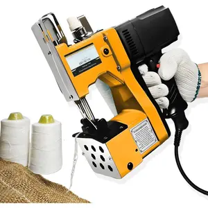 Mini Bag Closing Machine-Electric Portable Bag Sewing Machine 2s/bag,Bag Closer Automatic Woven Bag Sewer Packing Machine for Burlap PP Woven  Paper Bag Feed Sacks Rice Bags Jute Bags Seed Bags