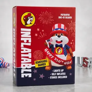 Buc-ee's 4th of July Inflatable - America 250 Banner