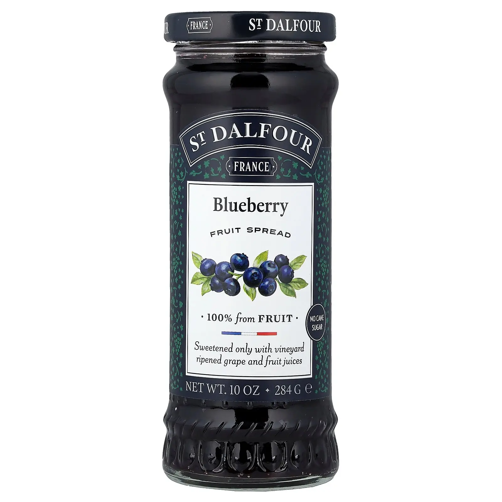 St. Dalfour Blueberry Fruit Spread, 10 oz (284 g)