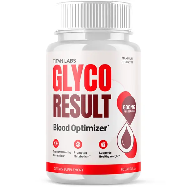 (1 Pack) Glyco Result Advanced Blood Health Support Supplement, All-Natural Blend, Unflavored, GMP Certified, Glucose-Balancing, 1 Bottle, 60-Count Capsules