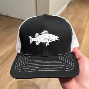 Walleye Hat - Outdoors Trucker Cap with Fish Design for Outdoor Enthusiasts - PVC Patch  casual style
