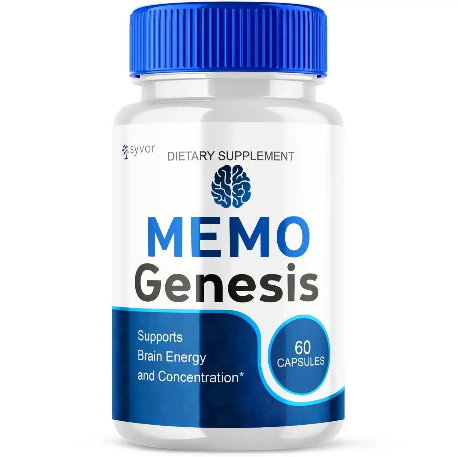 (1 Pack) Memo Genesis Nootropic All Natural Formula Brain 60 Capsule