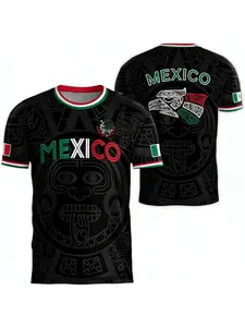 2026 New Arrival Great Deal Jersey, Stylish Jersey, Soccer Jersey - Mexico World Cup Home Jersey, Men's Football Print T-shirt, Printed with Mexican trendy patterns, Breathable Sweat-Absorbent, Sporty Fit, Fast Shipping, Family Gifts