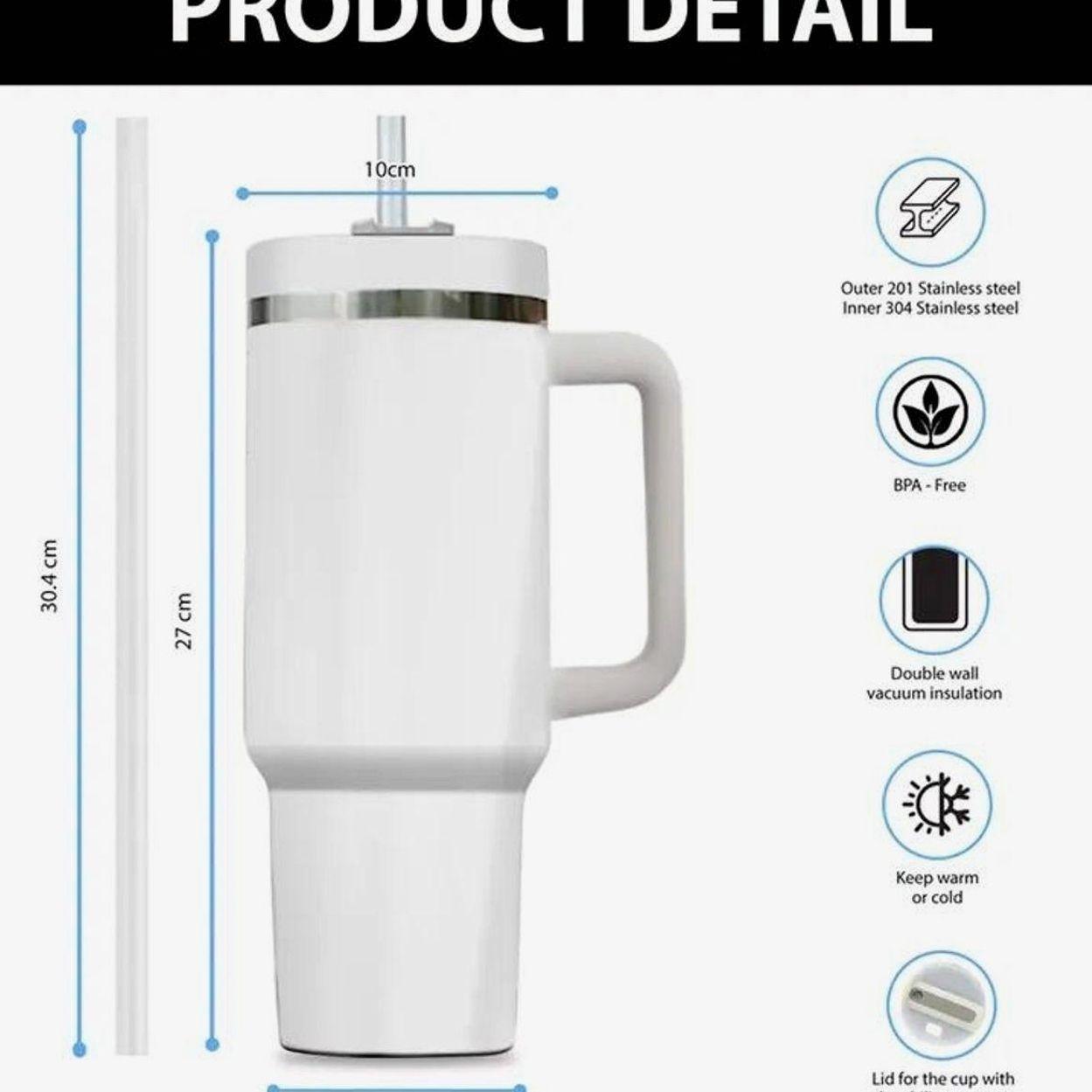 Roronoa Zoro Tumbler 40oz With Handle Stainless Steel Tumbler, Pirate Hunter Three Sword Style Anime Gaming Cup, Iced Coffee Travel Mug, Gift for Otaku, Anime & Gaming Fans