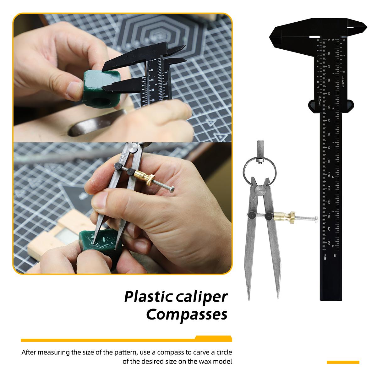 All-in-One Jewelry Making Tool Kit with Jewelers Saw - Ring Sizer, Mandrel, Clamps & Hammers for DIY Ring Resizing & Metalworking