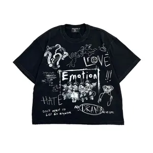 Mixed Emotion Black Chaos Tee