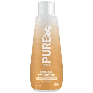 TropiClean PURE Sunset Summer Oatmeal Itch Relief Plant-Based Pet Shampoo