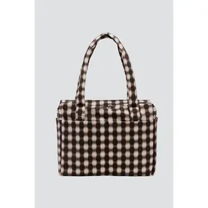 Blurred Gingham Small Cloud Carry-on