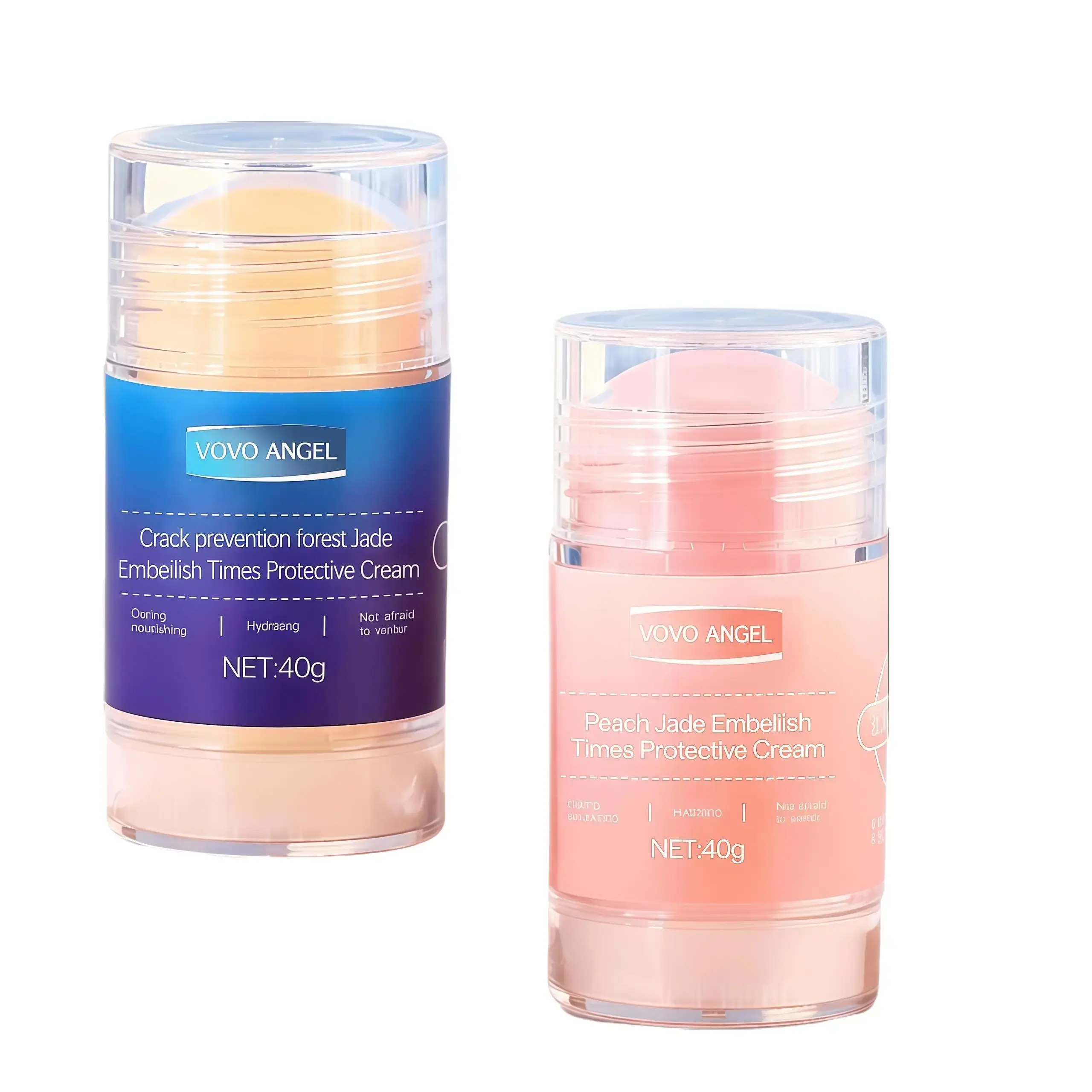 VOVO ANGEL Anti-Crack Foot Cream Stick 40g, Cracked Heel Repair Balm, Dead Skin Remover, Intensive Hydration with Shea Butter & Argan Oil, Nourishing Foot Skin Care Treatment, Moisturizer, Smoother, Foot Care Products, Hydrate