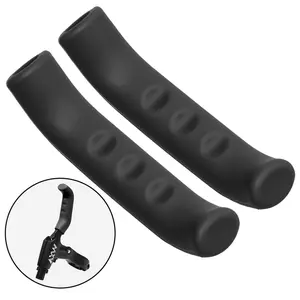 Bicycle Brake Handlebar Protector Set, Silicone Material, Mountain Folding Scooter Universal, Anti-Slip Anti-Scratch Accessories, Blue