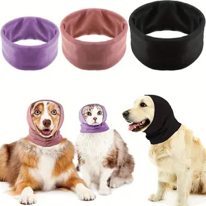 1 piece of comfortable dog ear muffs, used for warmth and beauty - noise reduction, anxiety relief pet ear muffs, suitable for bathing and drying - suitable for small to large breeds of comfortable all year round