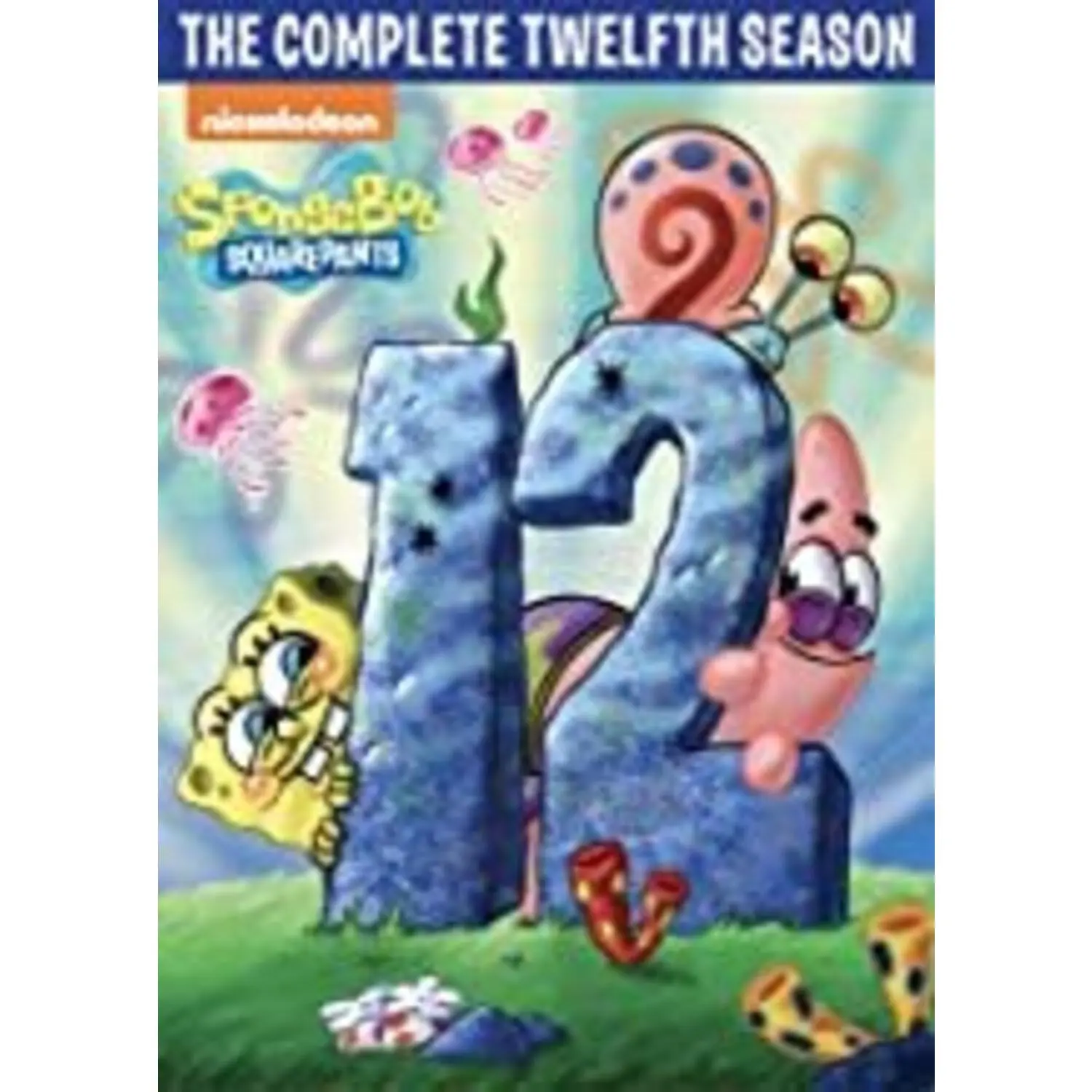 Spongebob Squarepants: Season 12  [DVD Video Disc] 3 Pack, Ac-3/Dolby Digital, Dolby, Dubbed, Widescreen