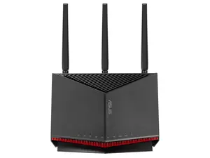 ASUS RT-BE86U BE6800 Dual-Band WiFi 7 Router, Supports 4096-QAM, MLO, AI WAN Detection, AiMesh, Subscription-Free Network Security, and Comprehensive VPN Features, Guest Network Pro, Gaming