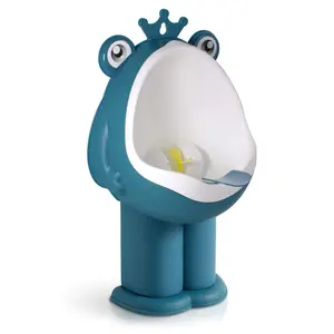 Potty Training Urinal for Boys Toddler Pee Trainer Funny Baby Toilet Training Potties DEEP Blue Kids Bathroom Essentials
