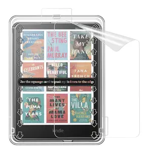 PANDASHIELD [2-Pack + Anti-Glare + Auto-Alignment Tool]  Original Matte Texture Anti-Glare Screen Protector for Kindle Paperwhite 6 (12th Gen, 7"), Kindle Colorsoft & Signature Edition – Easy Alignment Frame, Bubble-Free, Scratch Resistant