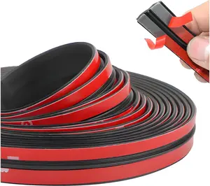 Windshield Rubber Seal Car Weather Stripping Trim T Shape Sealing Strip for Car Front Rear Windshield, Molding，Tailgate Adhesive Rubber Seal Strip(