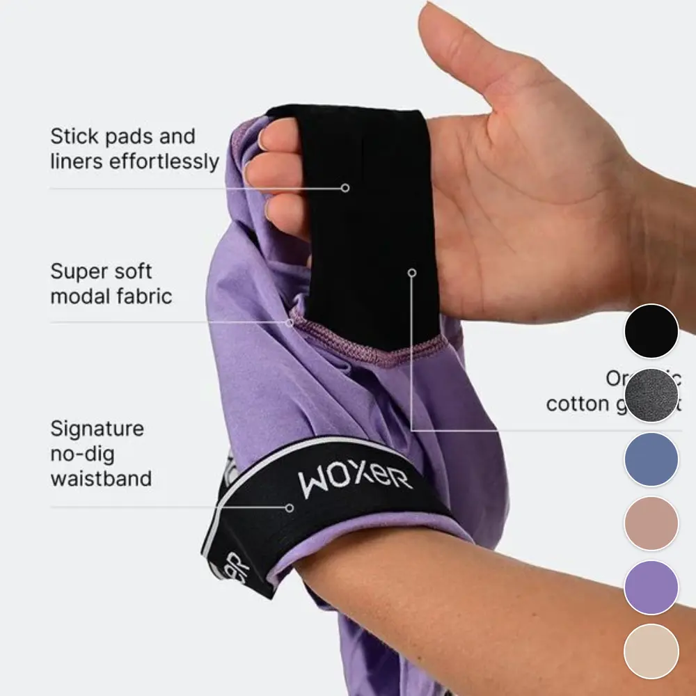 Baller 5" Pad Liner Boxer Briefs | For Menstruators & Pure Comfort