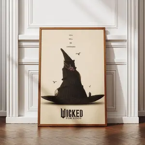 Wicked For Good 2025 Movie Poster, Changed for Good Wicked Print Decor Posters - Frame NOT Included