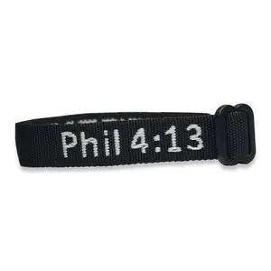 Bible Verse Bracelet - Adjustable, available in different colors and verses
