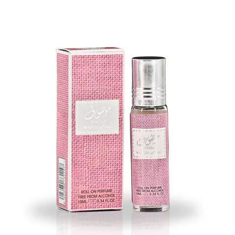Mousuf Wardi Roll-On Perfume Oil - CPO 10ML (0.34OZ) by Ard Al Zaafaran | Long Lasting, Miniature Perfume Oil For Men & Women.