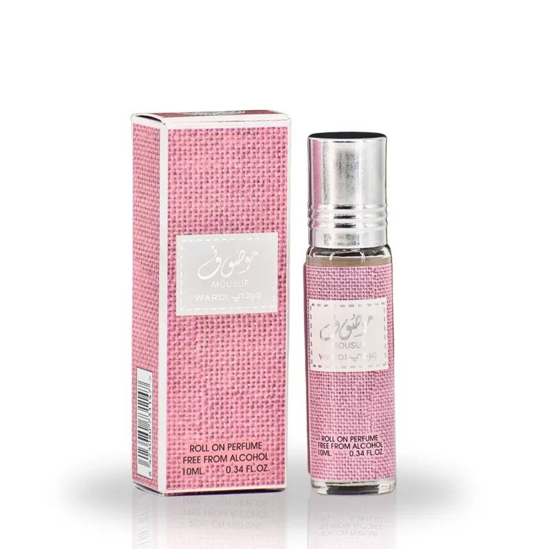 Mousuf Wardi Roll-On Perfume Oil - CPO 10ML (0.34OZ) by Ard Al Zaafaran | Long Lasting, Miniature Perfume Oil For Men & Women.