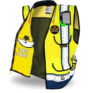 KwikSafety GODFATHER SHERIFF Safety Vest [CUSHION COLLAR + 10 DELUXE POCKETS] Class 2 ANSI OSHA High Visibility Reflective Mesh - Model No.: KS3310SH