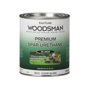 True Value Manufacturing  1 qt. Woodsman Indoor & Outdoor Spar Urethane, Clear Gloss