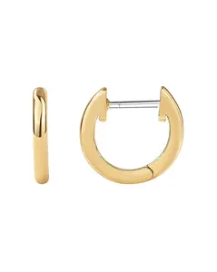 PAVOI 14K Gold Plated Ear Cuff - Gold Huggie Earrings for Women - Dainty Cuff Earrings & Small Hoops - Trendy Fashion Jewelry