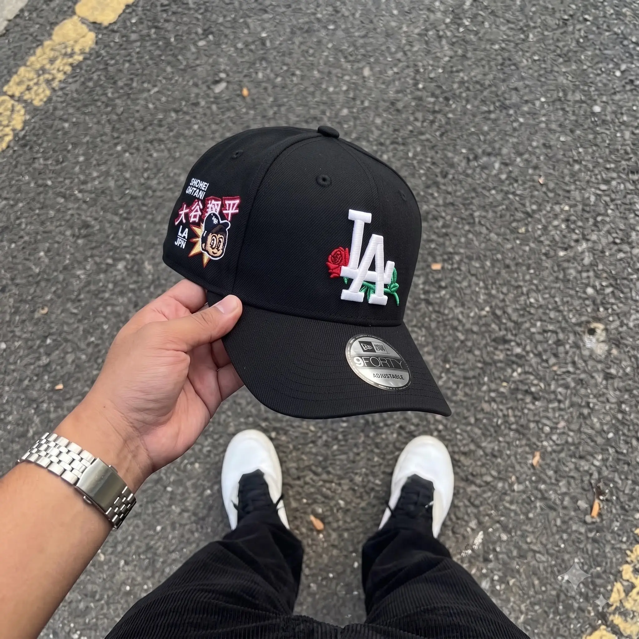 New Era 59FIFTY MLB Baseball Cap – NY Yankees & LA Dodgers Anniversary Side Patch, Adjustable Baseball Hat, Adjustable Fit Sports Collectible Headwear