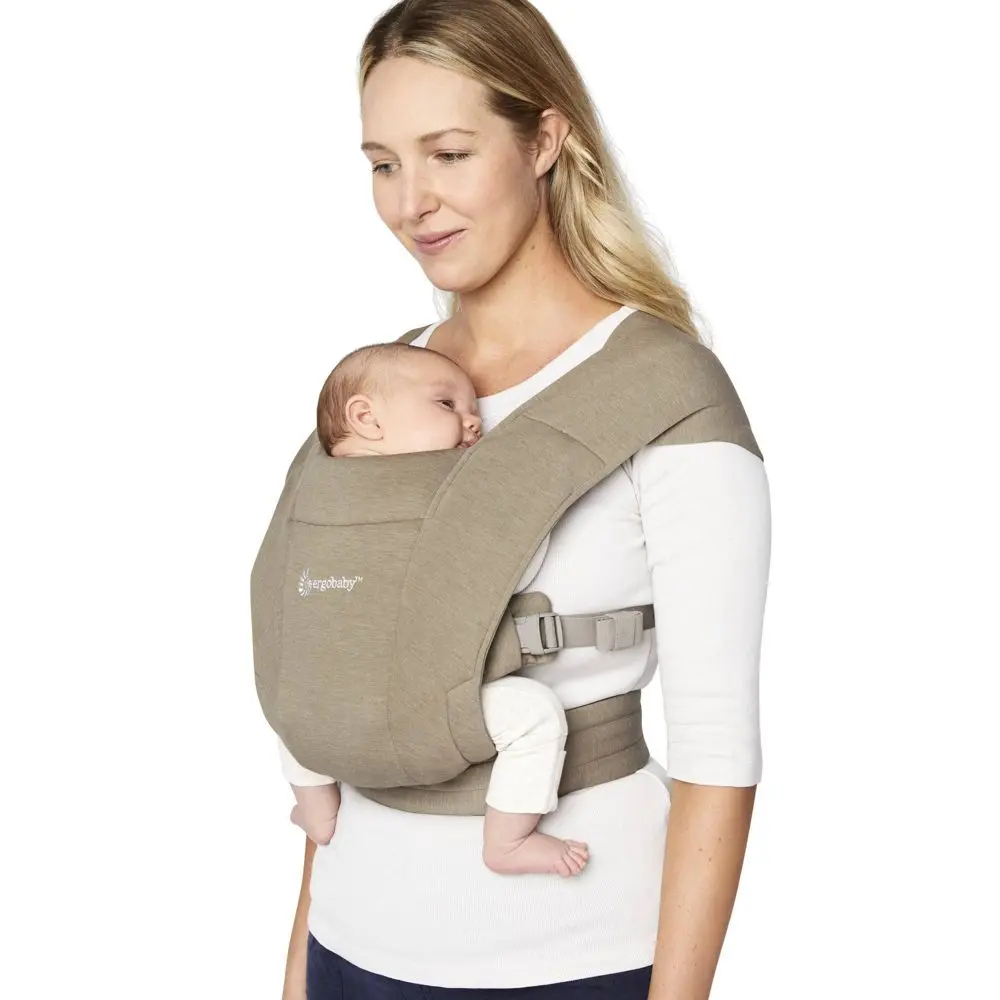 Ergobaby Embrace Cozy Knit Newborn Carrier For Babies, Lightweight Infant Carrier, Adjustable Ergonomic Carrier