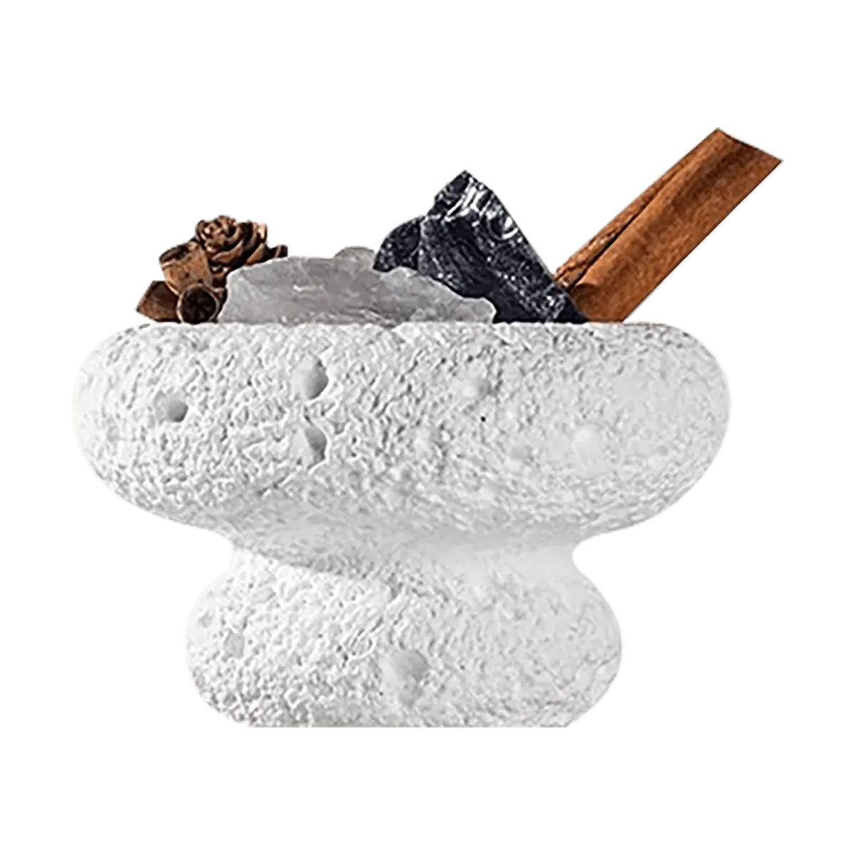 SONG CHAO Four Seasons Aroma Stone Diffuser Gift Set - Premium Fragrance White Tea & Floral Notes with Essential Oils and Dried Flowers
