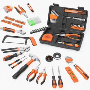 23pcs Portable Tool Box For men Home Repair, Repair Tool Box Small Compact Home Office Basic DIY Hand Tool Set