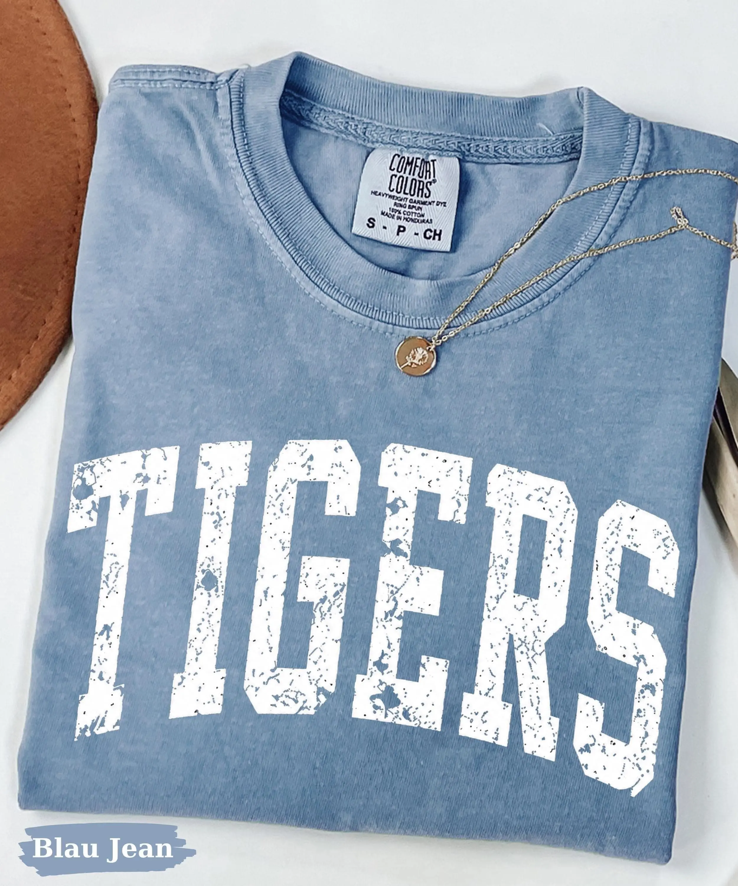 Comfort Colors Vintage Tigers Shirt, Tigers Game Day shirt, College Spirit Tiger Mascot shirt, Teacher Gameday shirt, Tailgate Football Mama