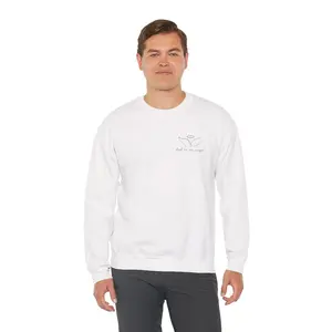 "Dad to an Angel” Sweatshirt – Memorial Crewneck in White, Light Blue, or Light Pink