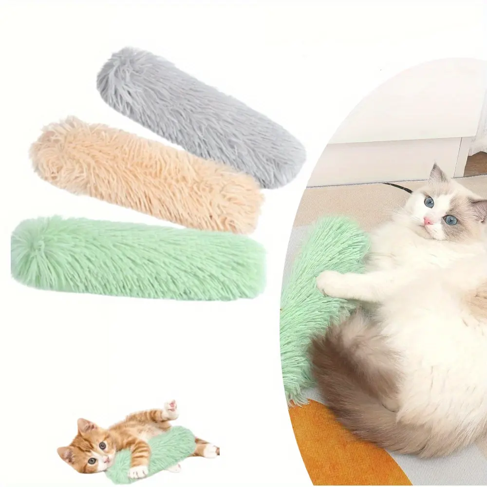 Pack of 3 Cat Toys Pillows,Soft and Durable Crinkle Sound with Catnip Inside,Interactive Indoor Kitten Kicker,Promotes Kitty Exercise tools