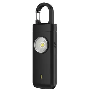 2-in-1 Personal Alarm with LED Light, Outdoor Portable Personal Alarm, Professional Security Products for Women Elderly Student